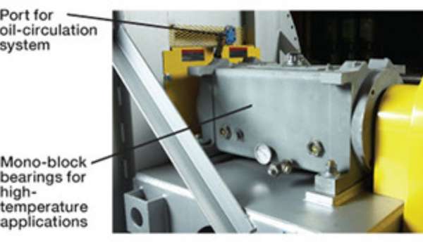 Figure 14. Mono-block bearing suitable for oil-circulation system.